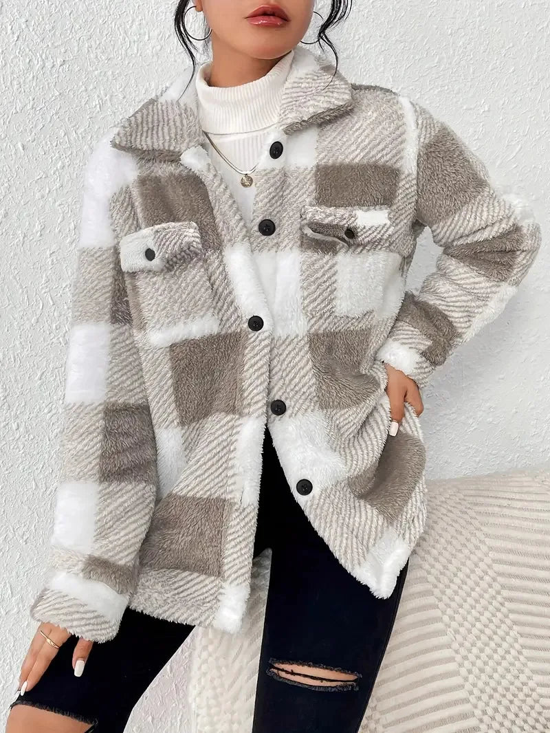 Martin Plaid Fleece Jacket