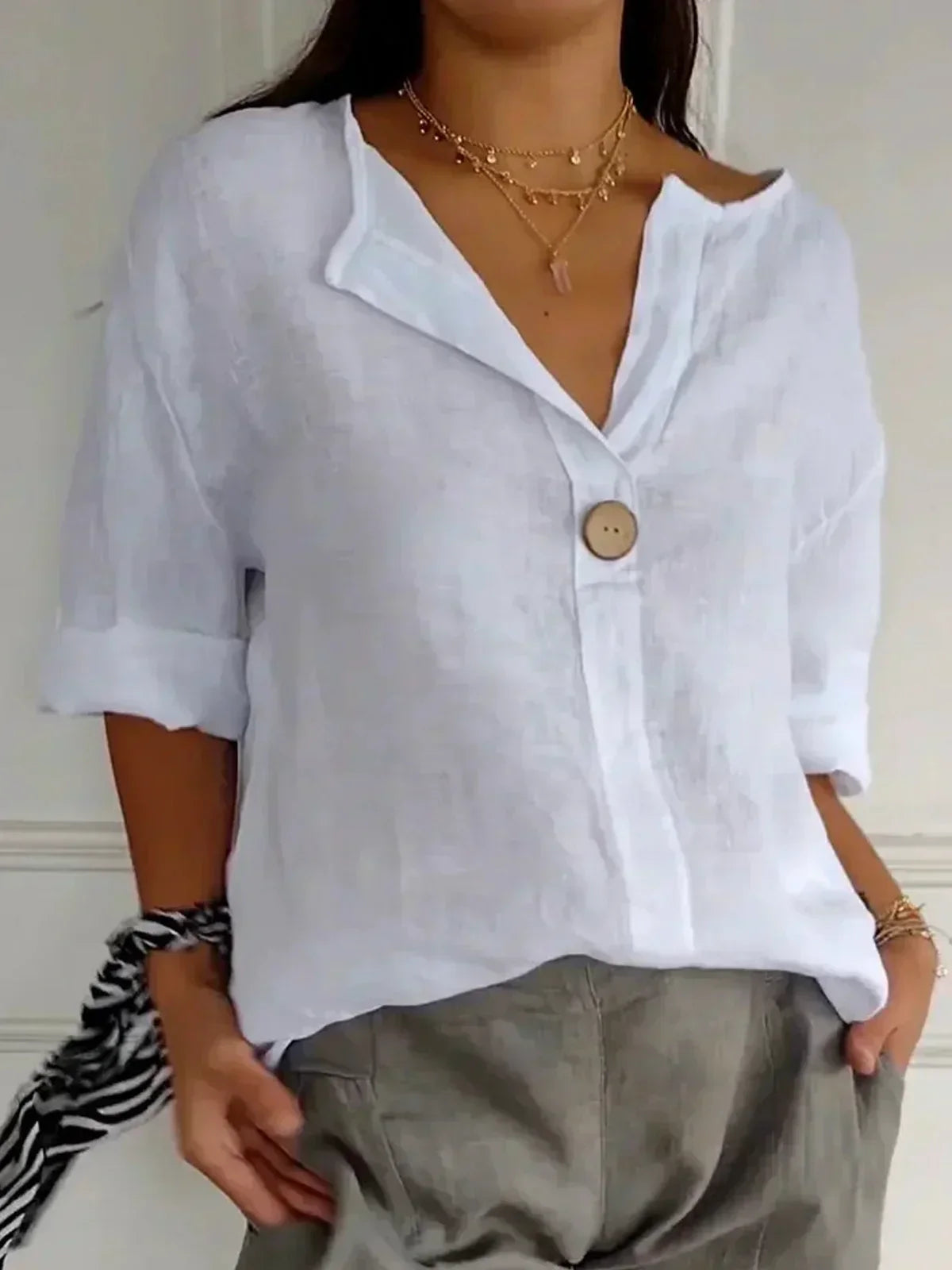 Isla V-Neck Blouse