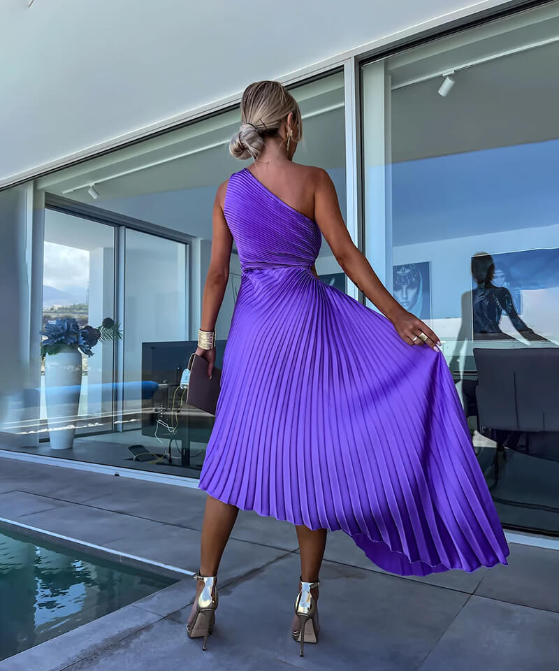 Mirella Puff Sleeve V-Neck Maxi Dress